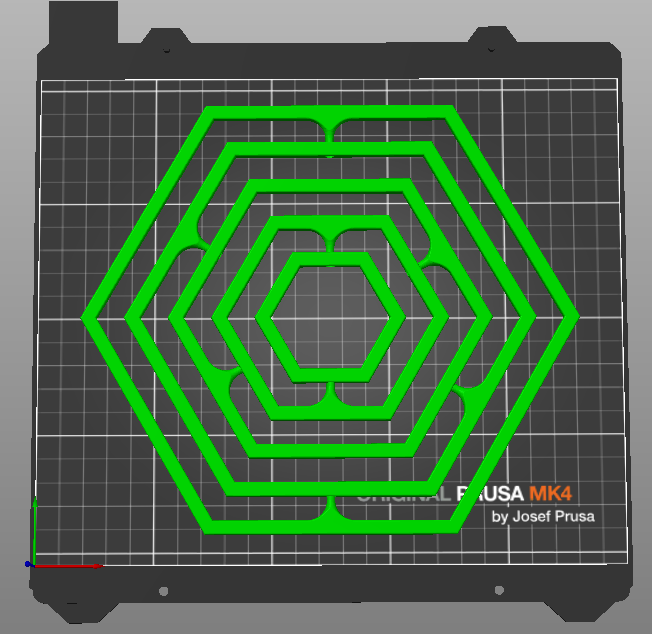 Print in place Hexagon Gyroscope