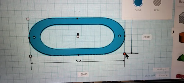 Bezel for boat canopy lights.