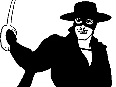 Zorro - Art mural - Wall Art