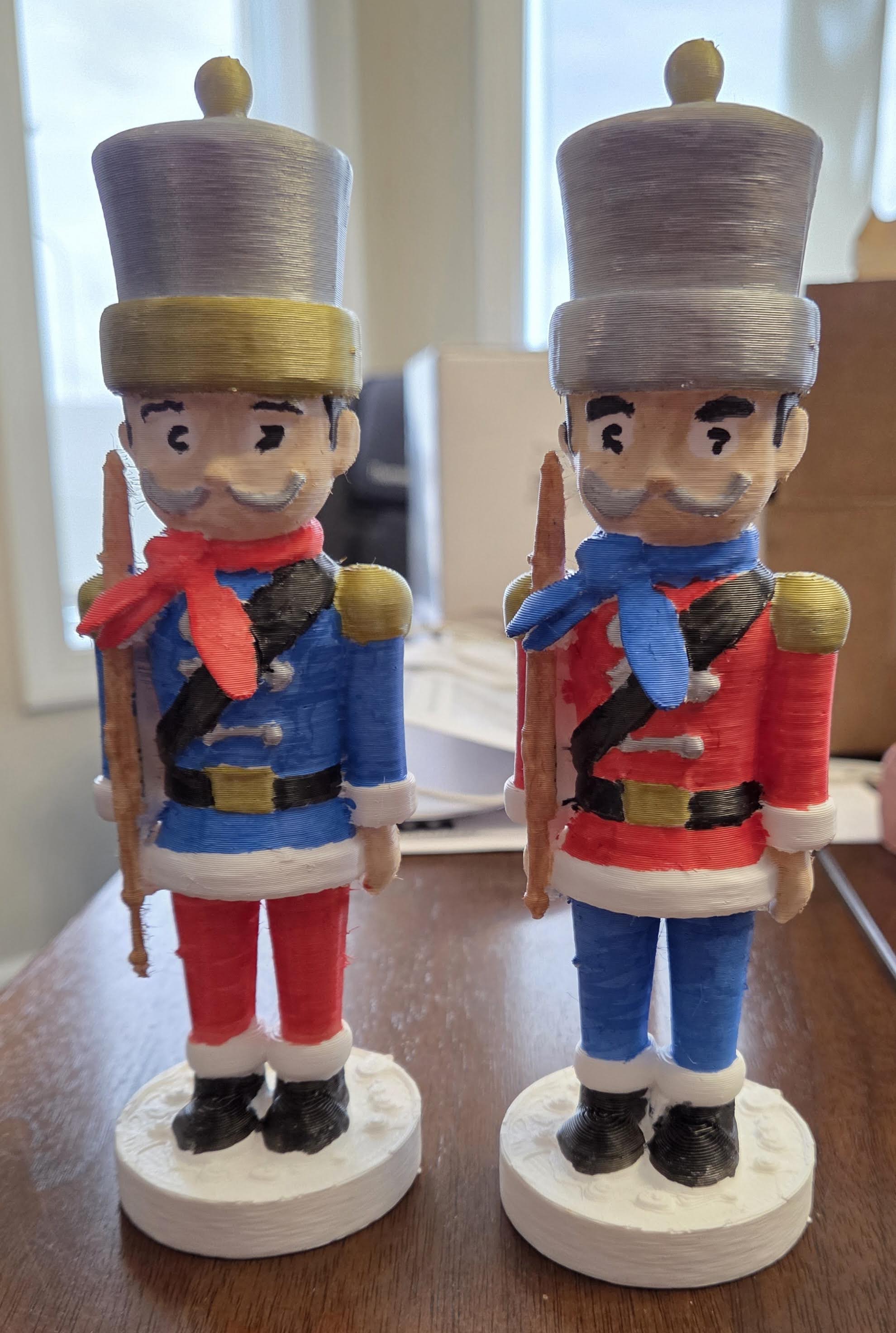Toy soldier statue