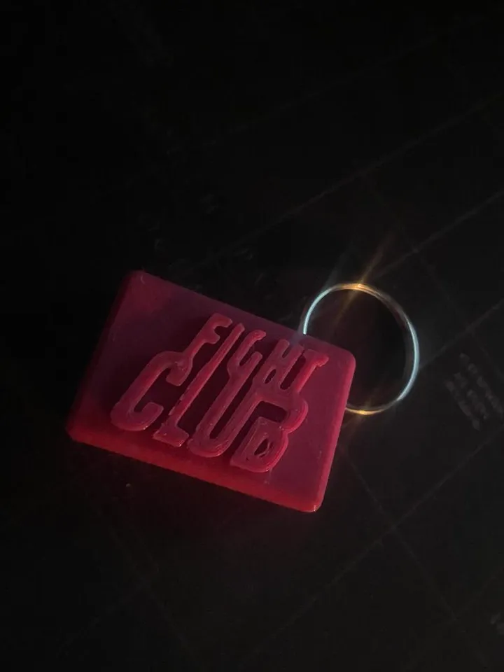Fight Club soap keychain by Khan Not | Download free STL model