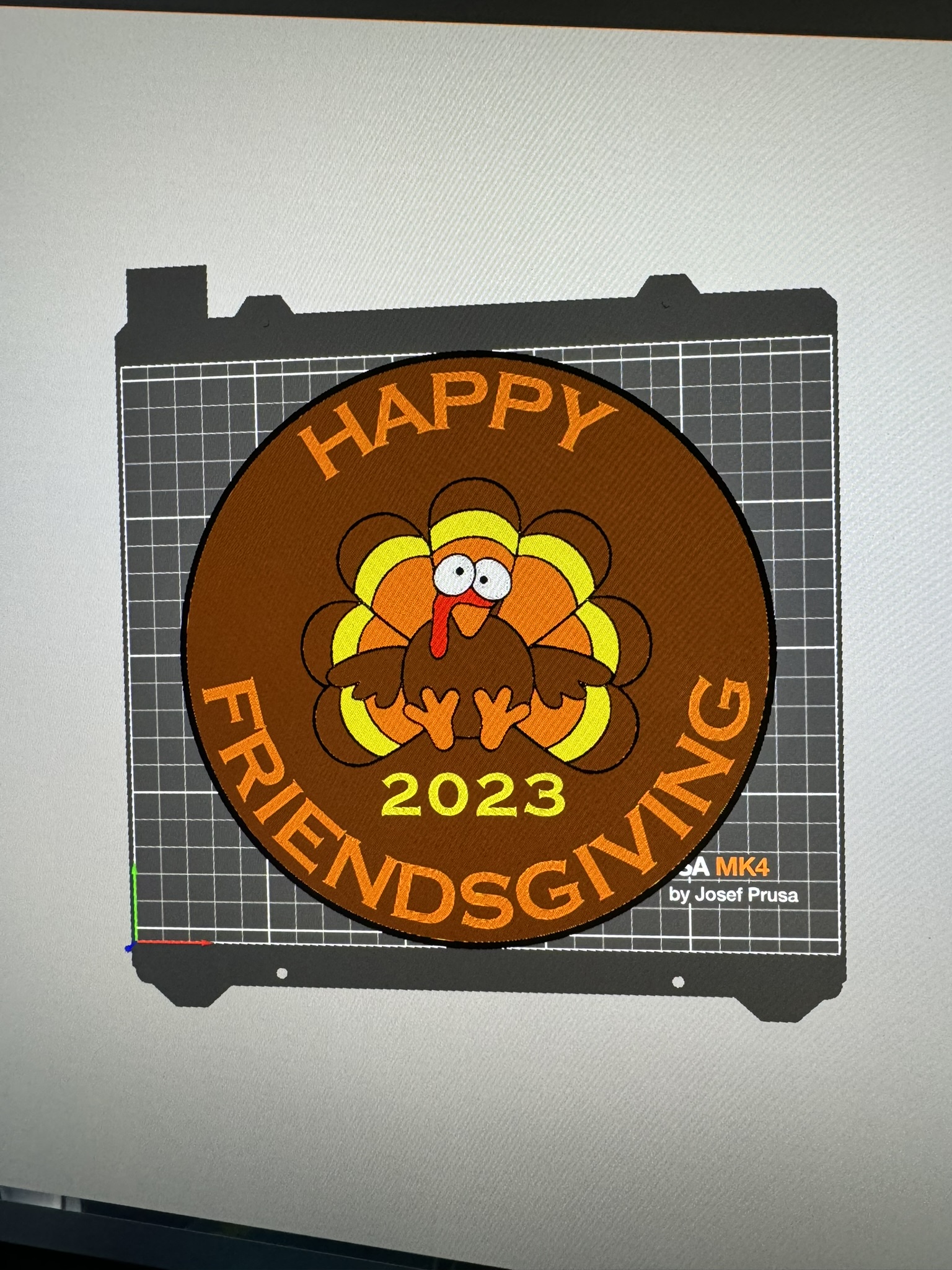 Friendsgiving 2023 Door Sign by Senor Papa Bear | Download free STL ...