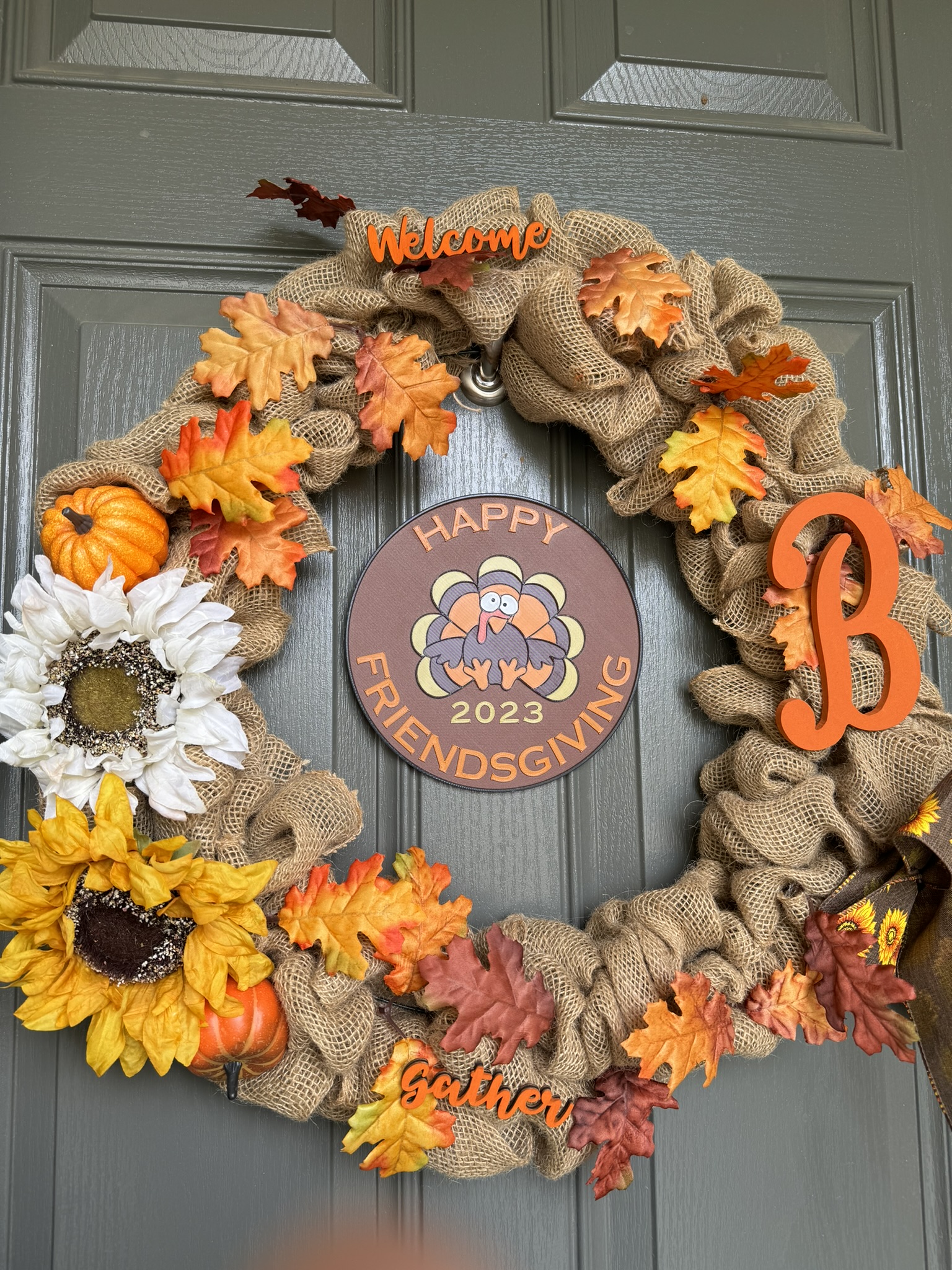 Friendsgiving 2023 Door Sign by Senor Papa Bear | Download free STL ...