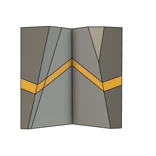 Rule of V's - Beds dip upstream by Quakedr | Download free STL model ...
