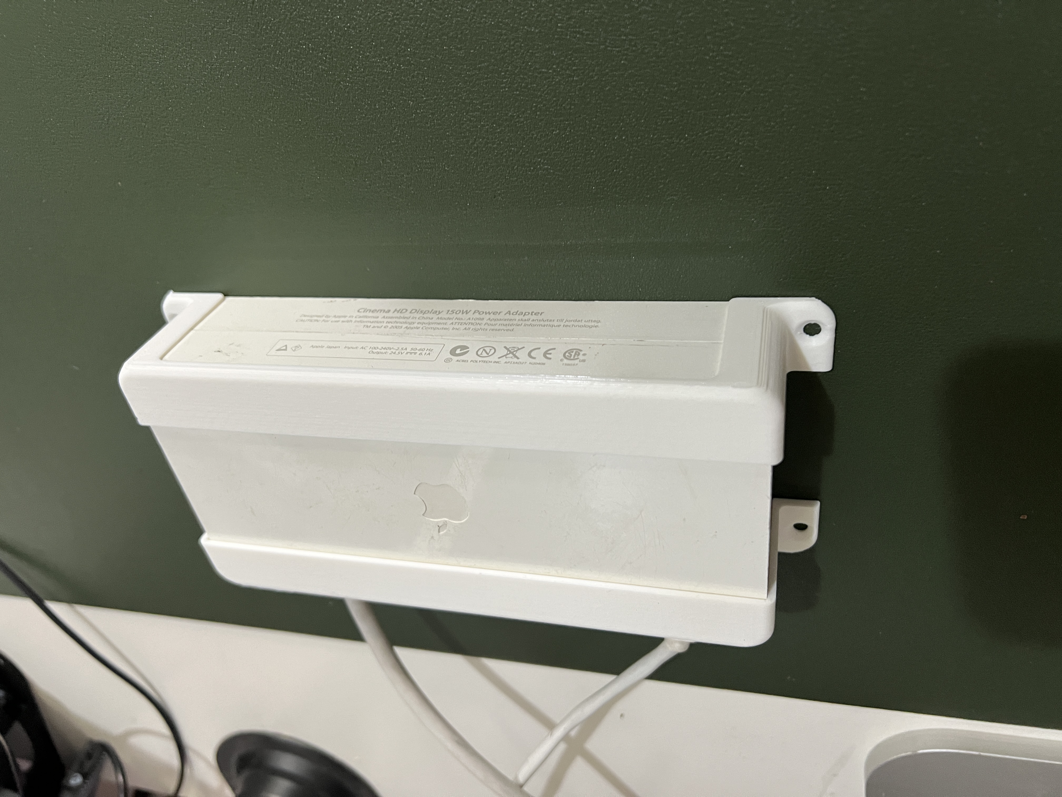Apple Cinema Display Power Brick Mount (23 inch and 30 inch)