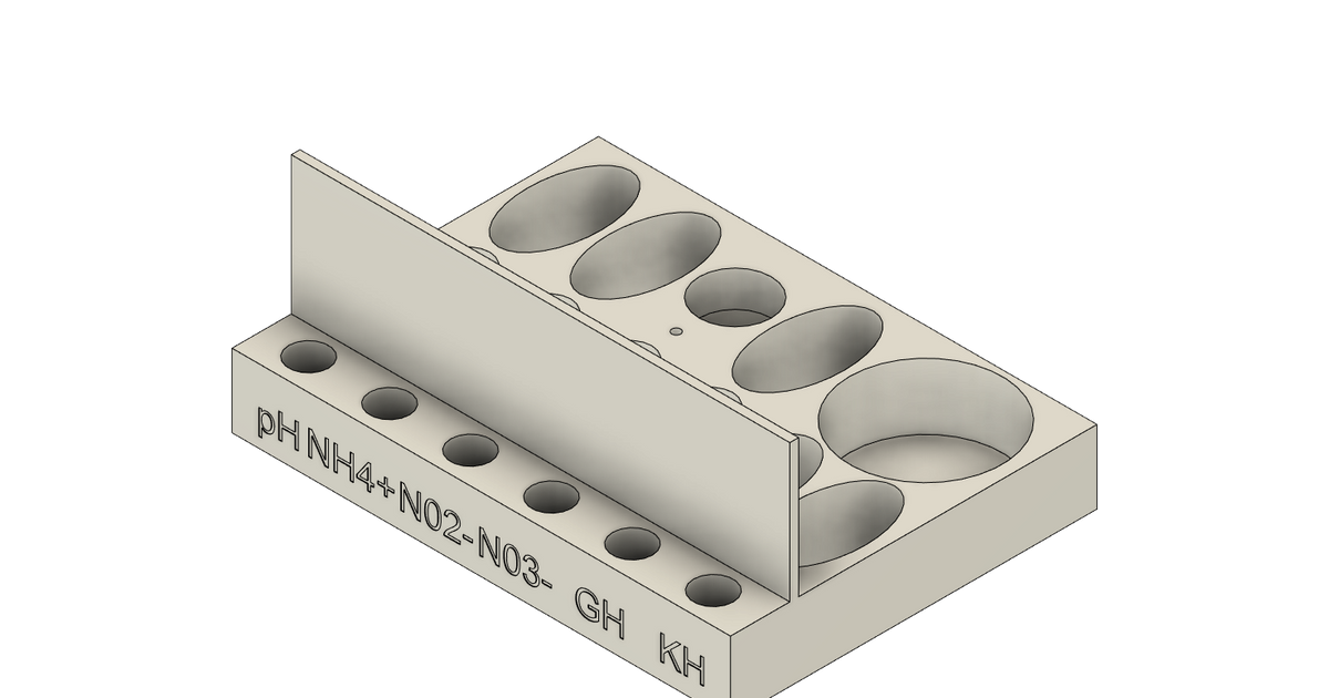 API Test Tube Holder by BabaFet Download free STL model