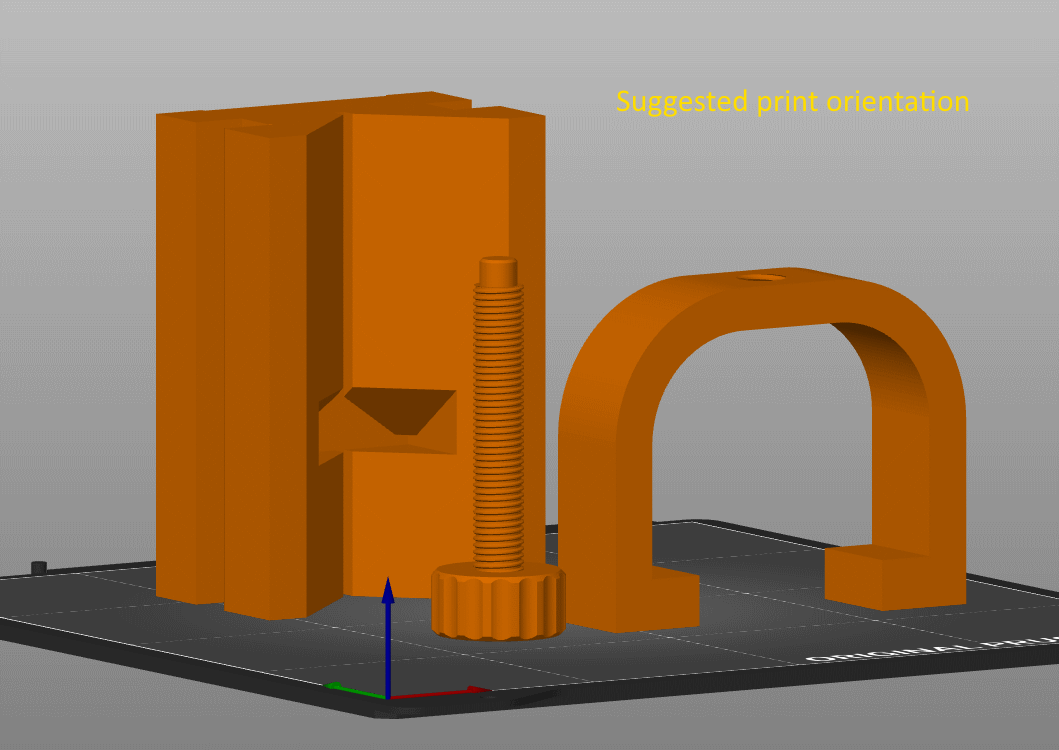 Miniatura 3 do modelo 3D V-Block with clamp