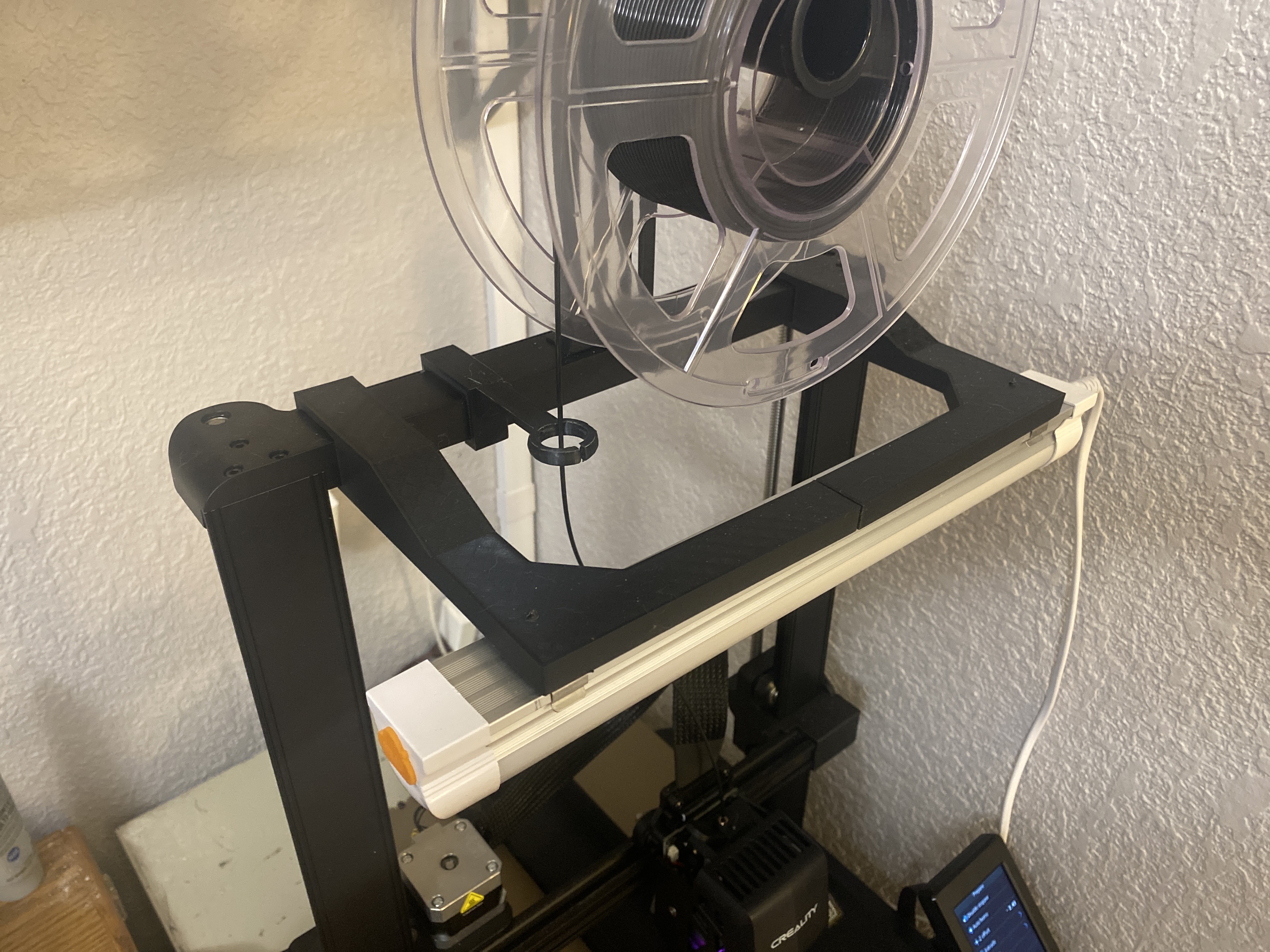 Ender 3 V3 SE, E3V3SE Gantry Light Bar Mount