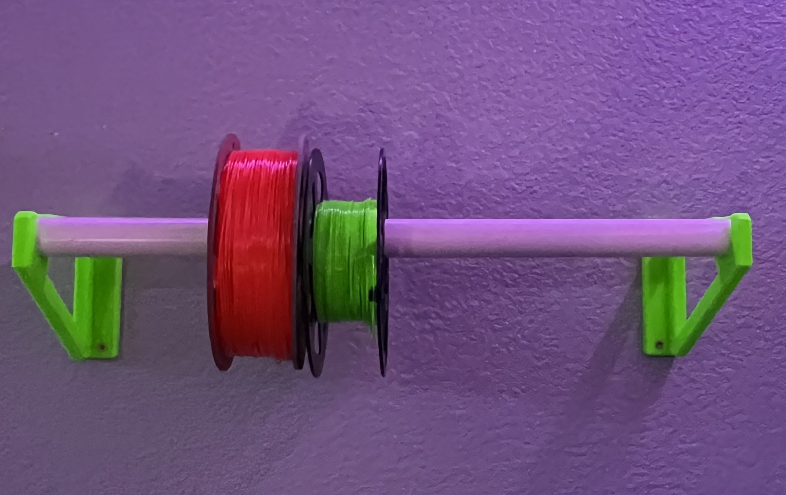 Wall Mounted Spool Holder by MonzterM4NG0 Download free STL model