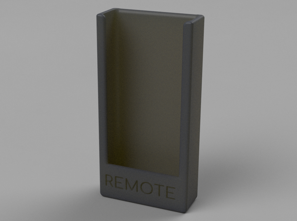 Apple TV Remote Holder by Justin Hanna Download free STL model