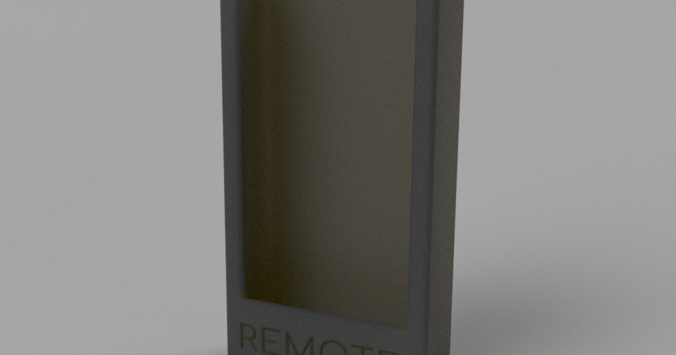 Apple TV Remote Holder by Justin Hanna Download free STL model