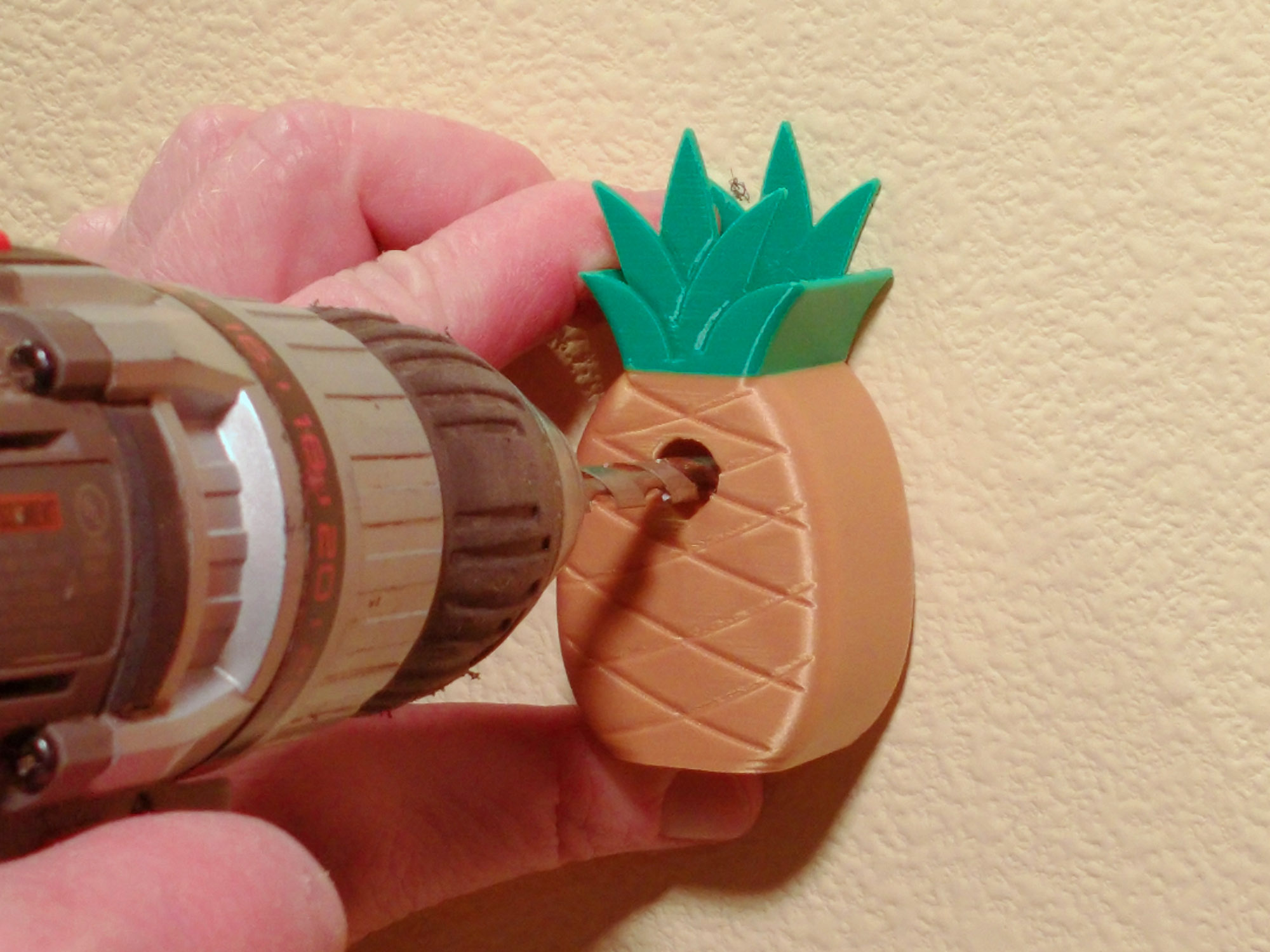 Pineapple Drill Guide and Dust Catcher