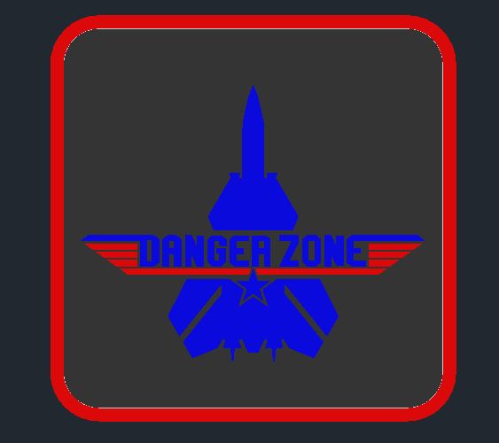 Top Gun Danger Zone Signs by Thassilo Download free STL model