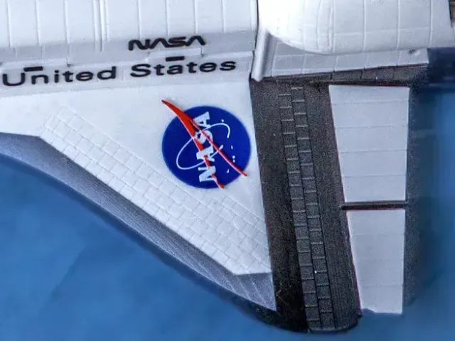 NASA Logo fits for the Space Shuttle Endeavour