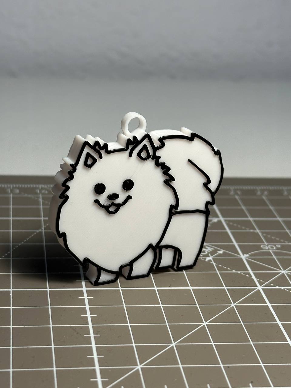 Pomeranian Key Chain