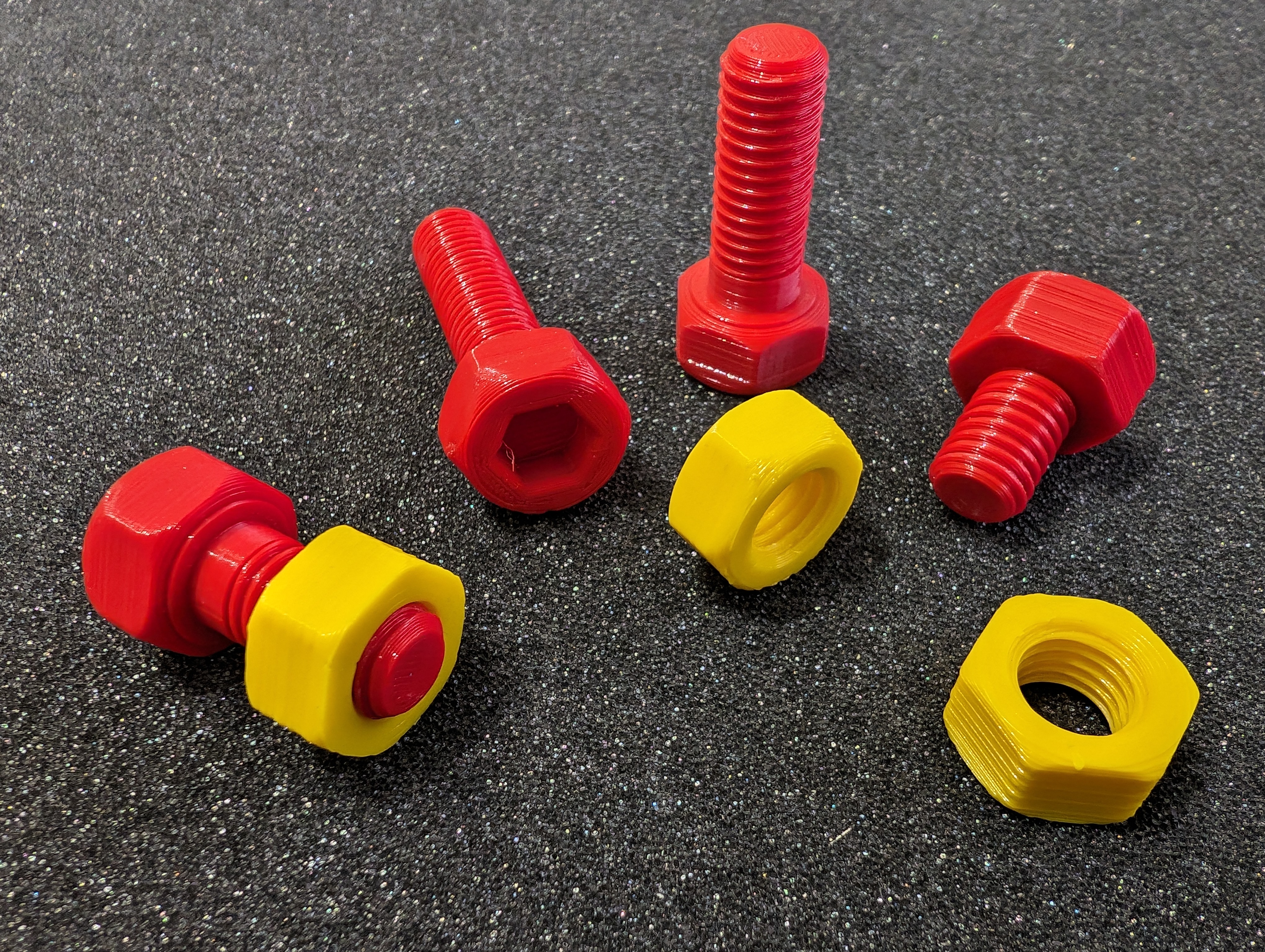 Parametric M12 Screw and Nut