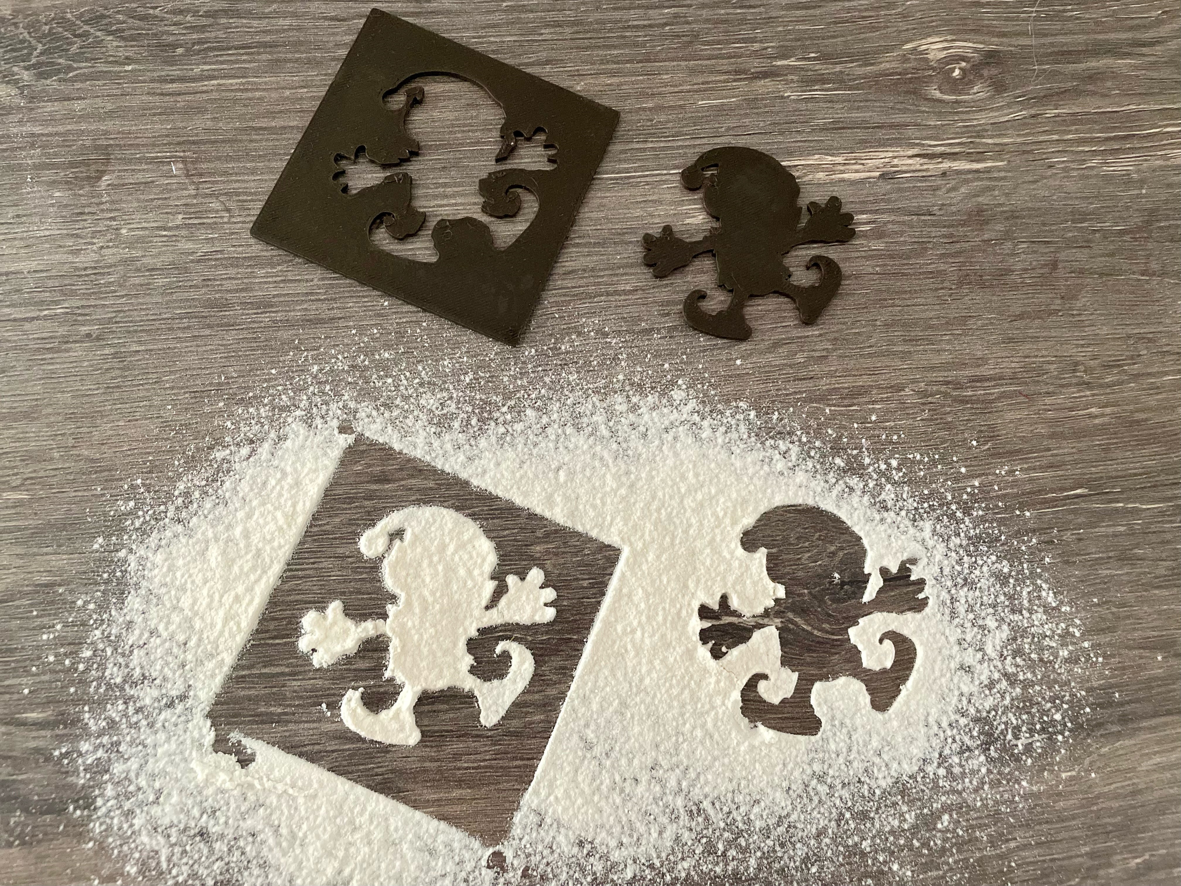 Elf on the shelf Stencil // Weihnachstwichtel Schablone