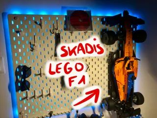 STL file Lego Technics 2022 McLaren F1 Car desk stand 🚗・3D print design to  download・Cults