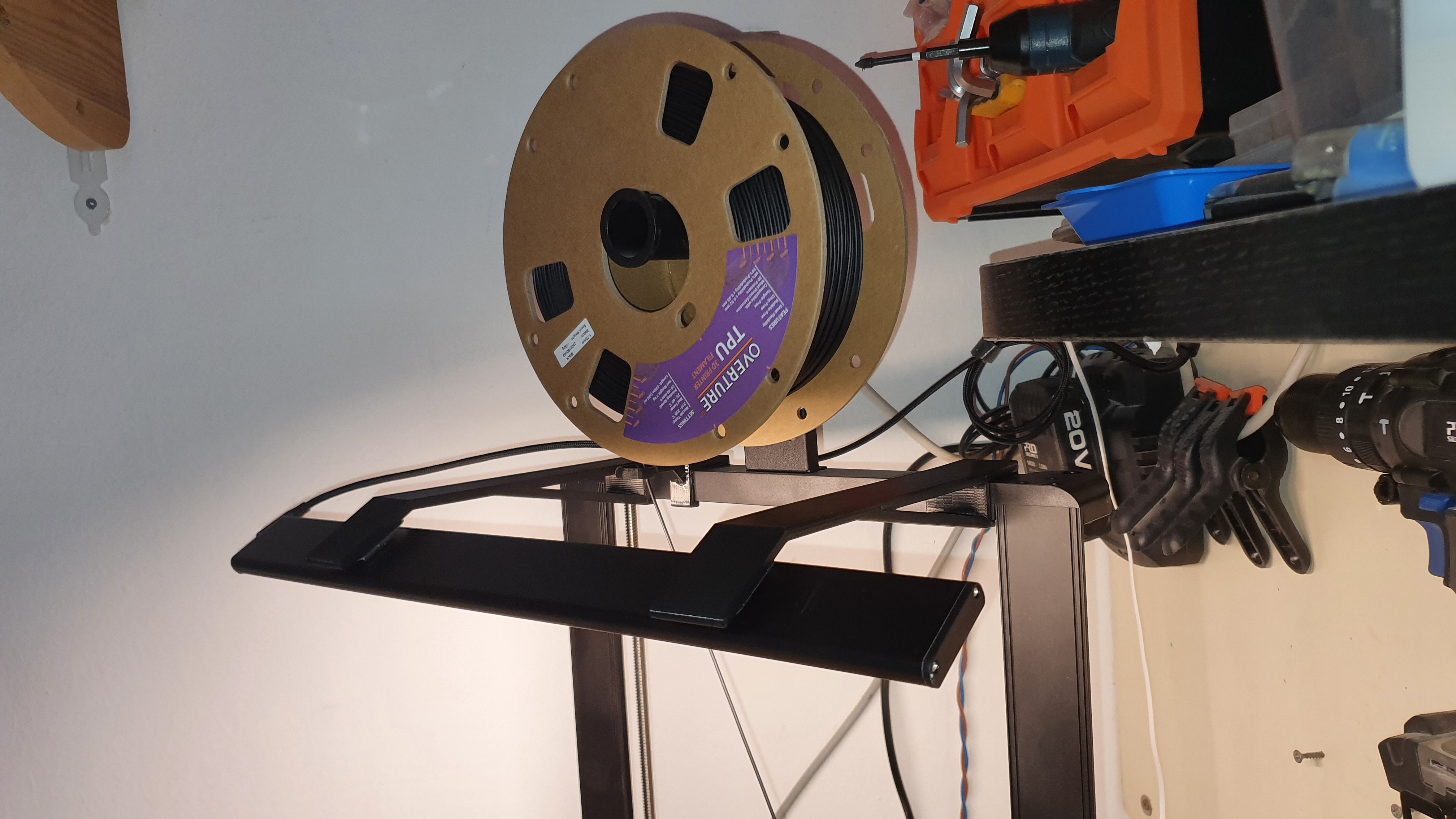 Creality Ender 3 V3 SE  angled light stand