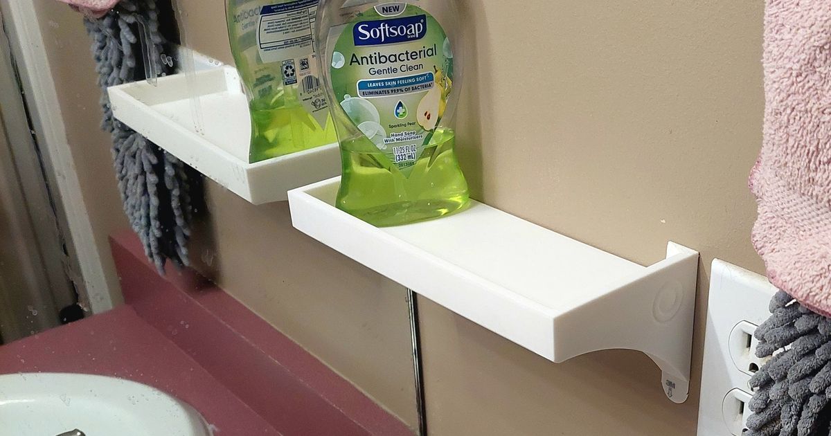 3M Command Strip Shelf by Neese Manufacturing Download free STL model