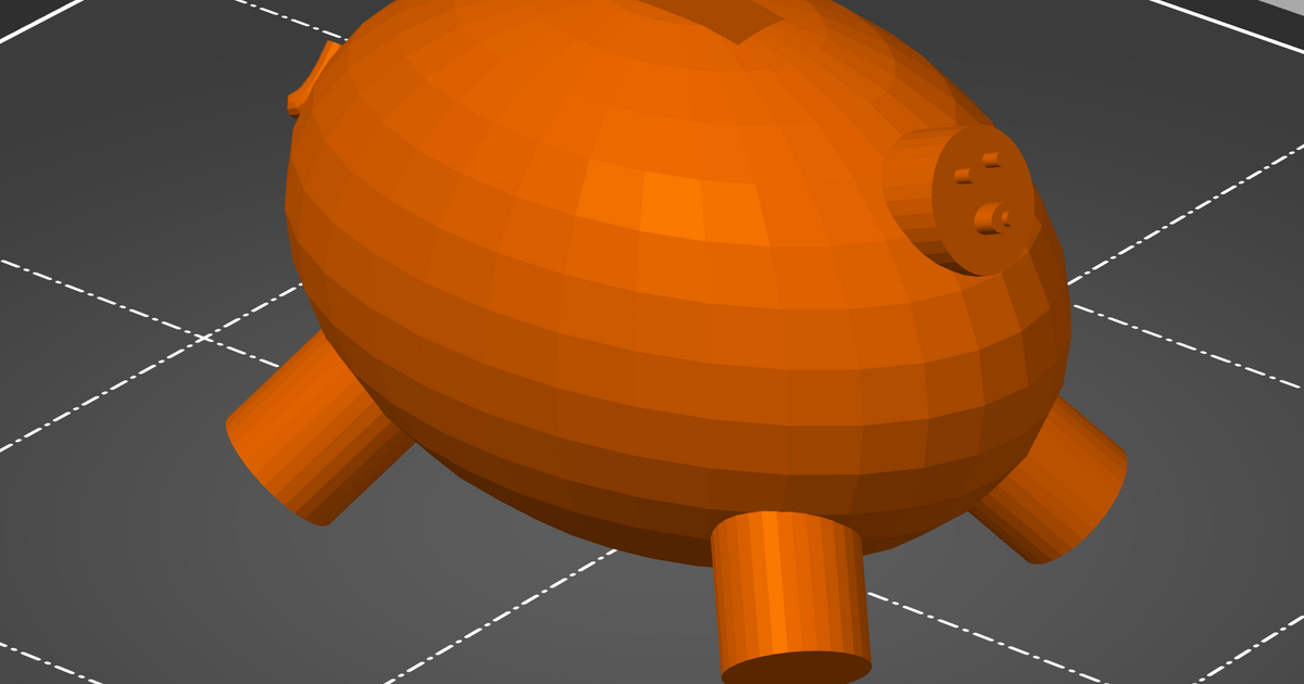 Ugly piggy bank by Dovid999 Download free STL model
