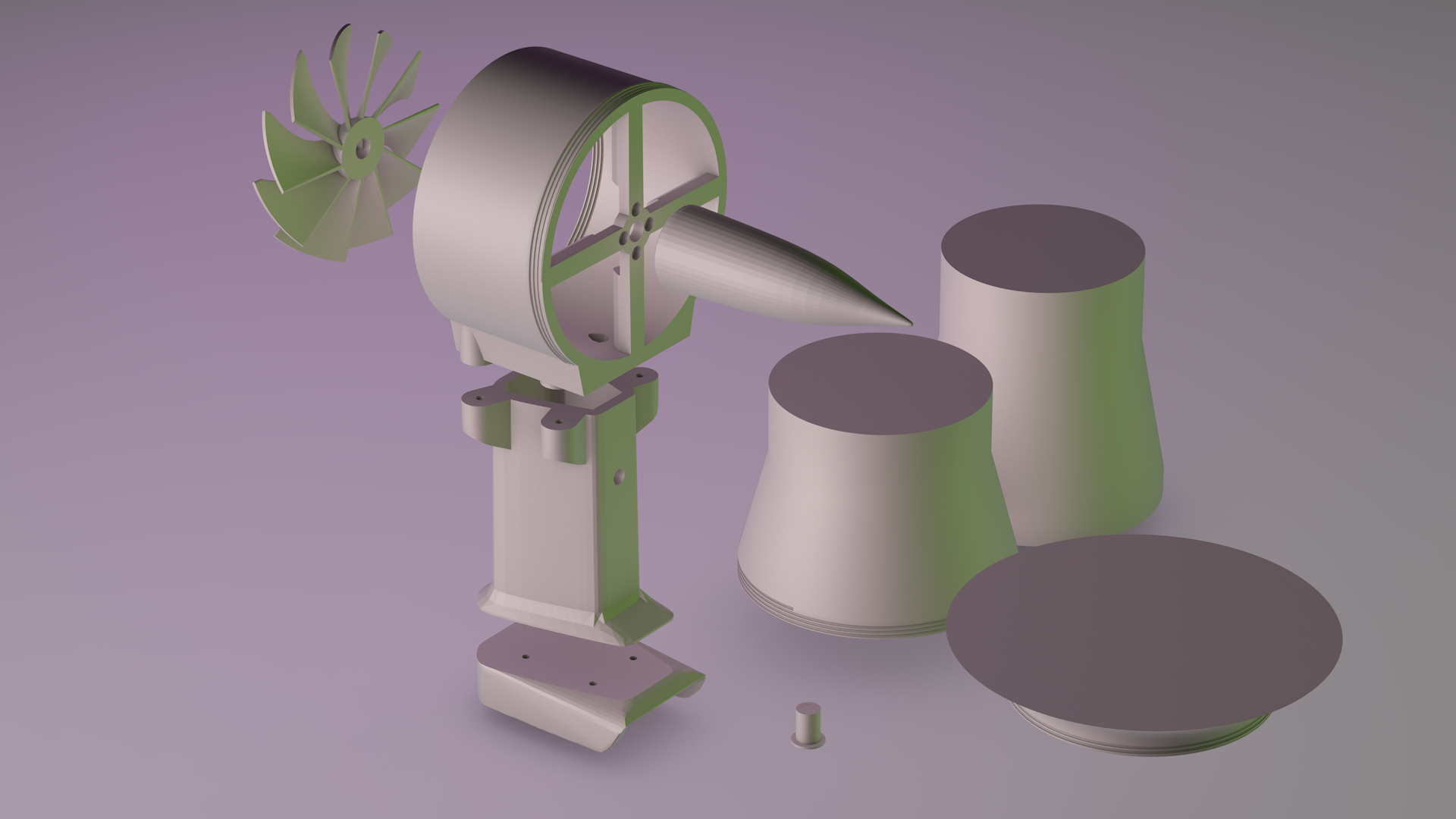 Jet Fan fully 3d printed by mdpro For PC Download free STL model