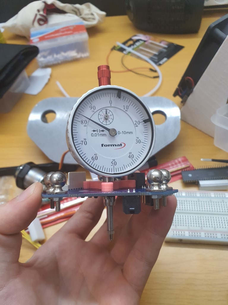 Dial indicator clamp for Duet3D smart effector 8mm by Nikolai Schauer