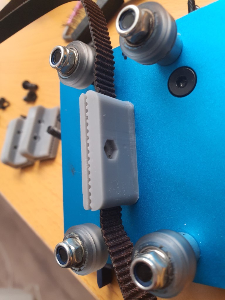 C beam carriage belt connection for tevo little monster by Nikolai ...