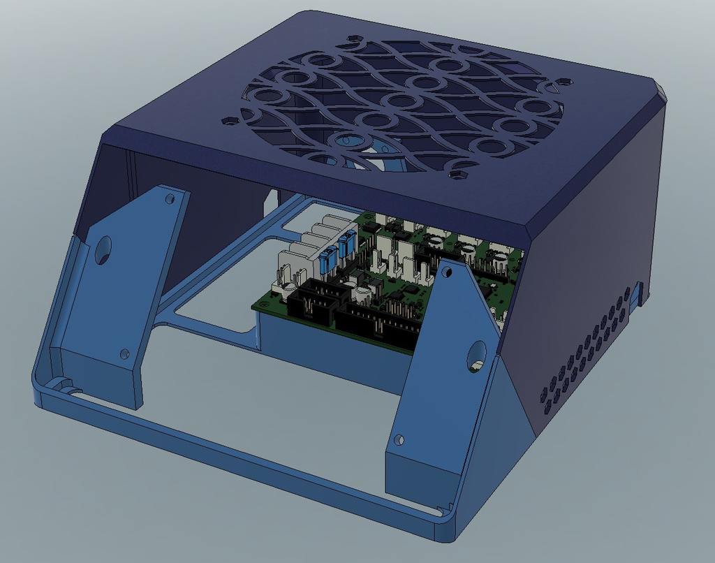 Enclosure for Duet 3 mini with Raspberry Pi 7i touchscreen