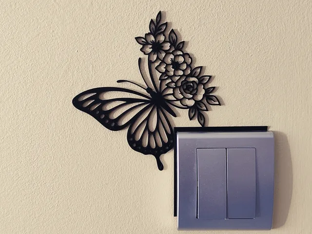 Decorative Butterfly for Light Switch v.2
