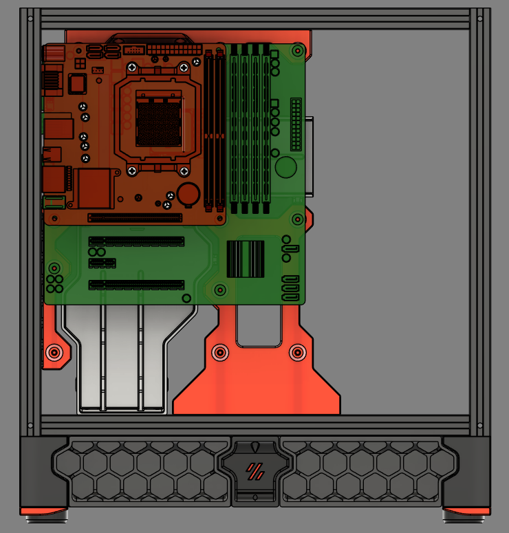 Voron V.PC - Universal Motherboard Mounting (ATX, mATX & mini-ITX)