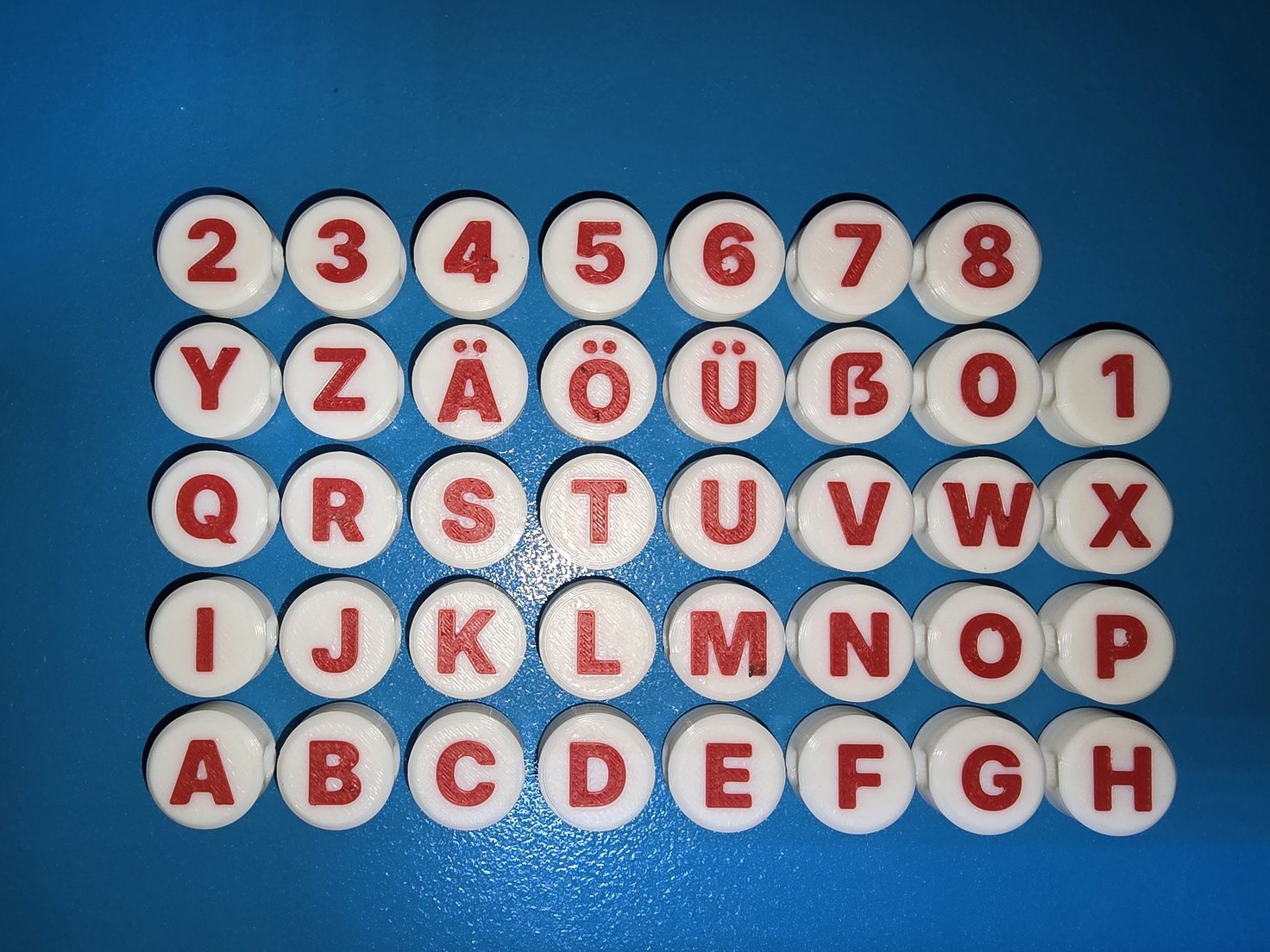 letter chain beads