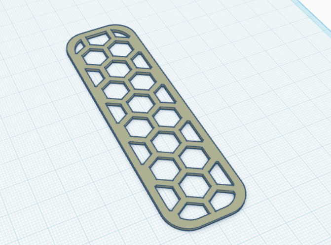 hexagon bookmark