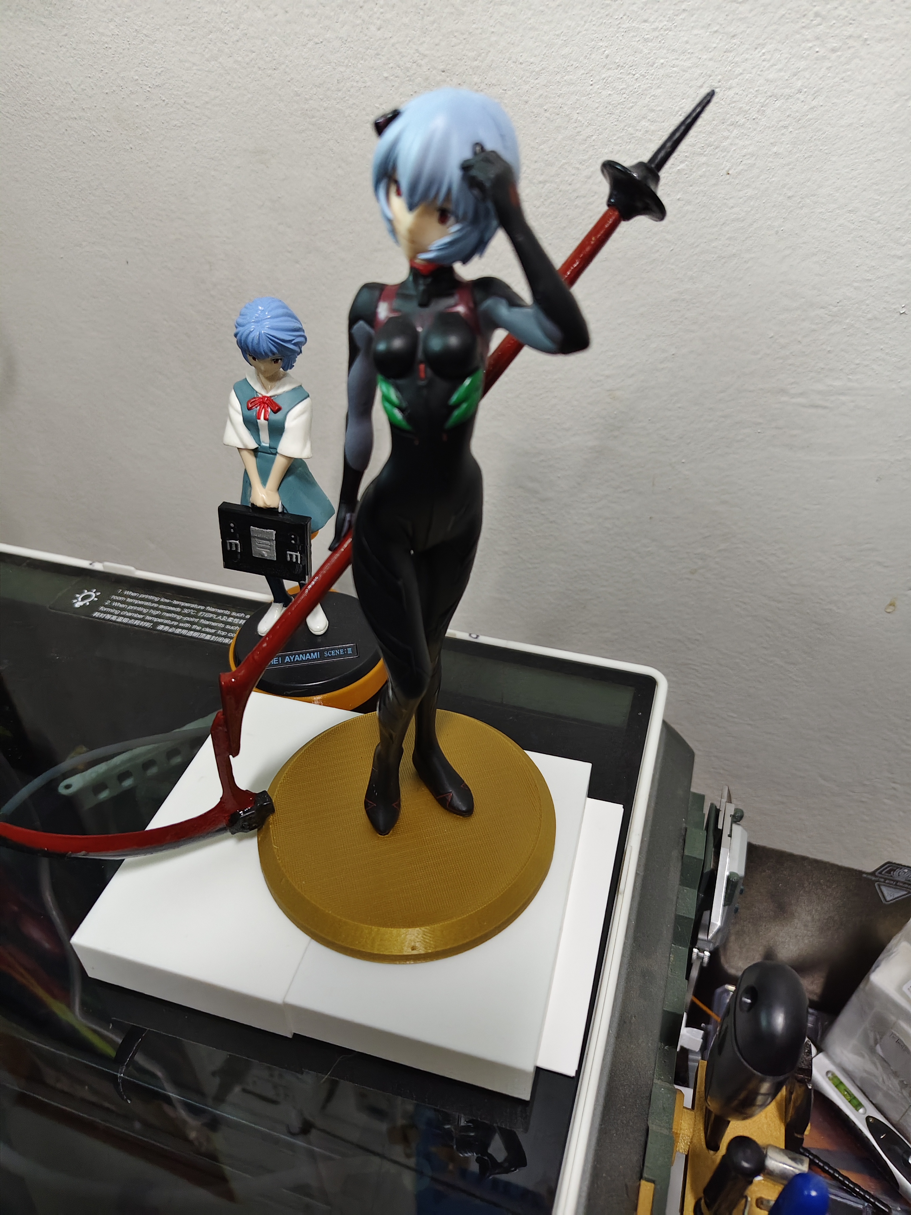 Parts for Sega Evangelion Rei Ayanami Black Plug Suit Scythe