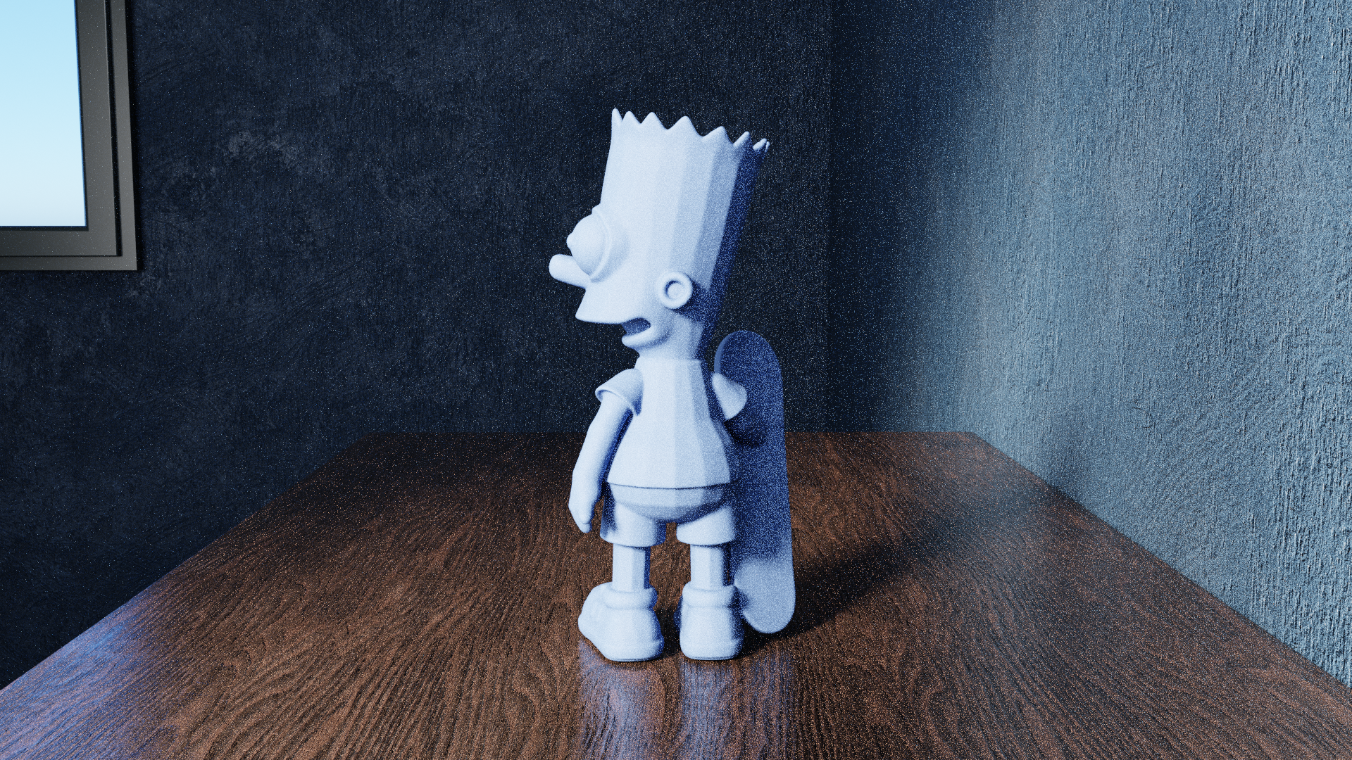 Miniatura 5 do modelo 3D Low Poly Bart Simpson