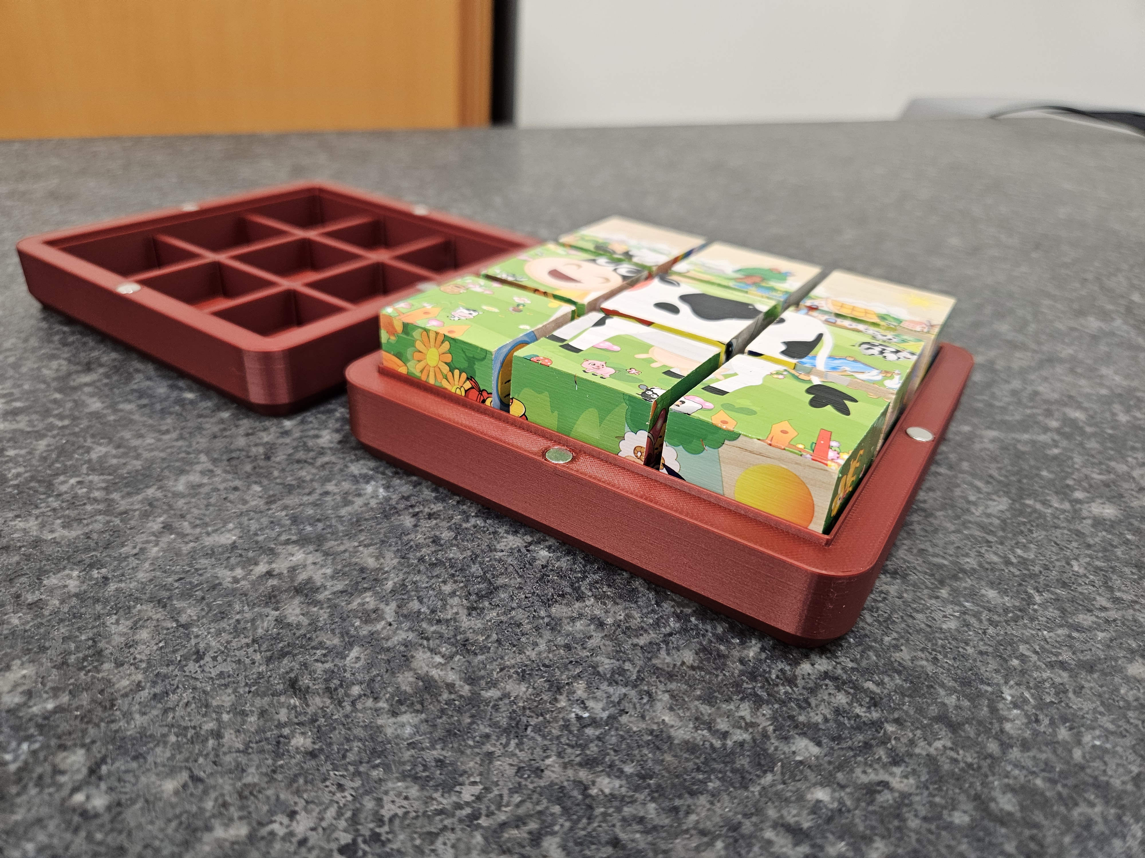 Miniatura 3 do modelo 3D Box for children's cubes