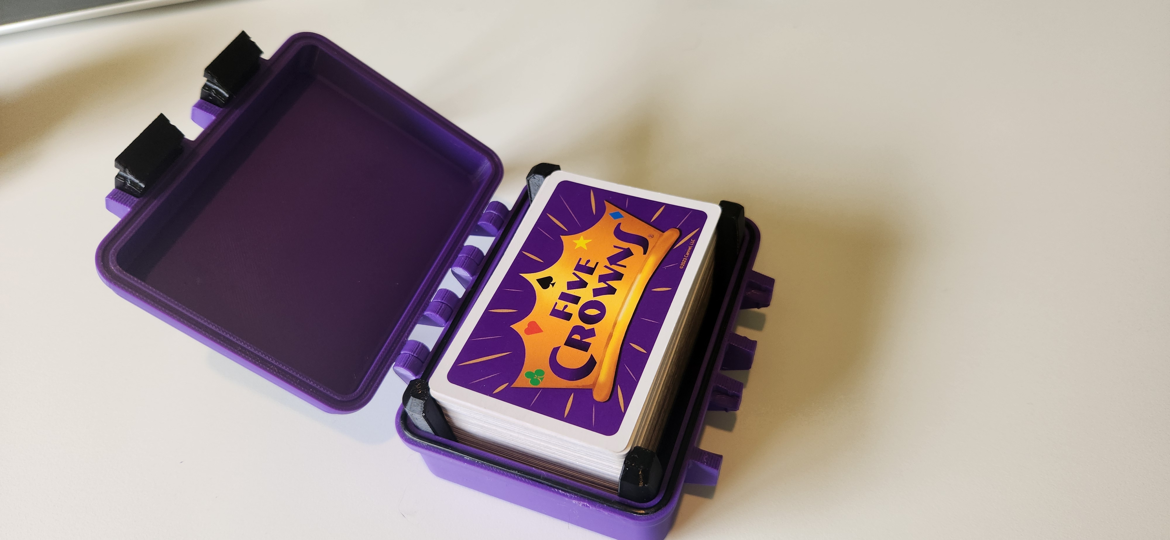 Parametric Playing Card Box with Caddy – Fully Customizable