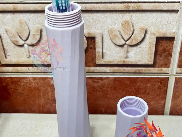Toothbrush Travel Case / no supports / 3mf included