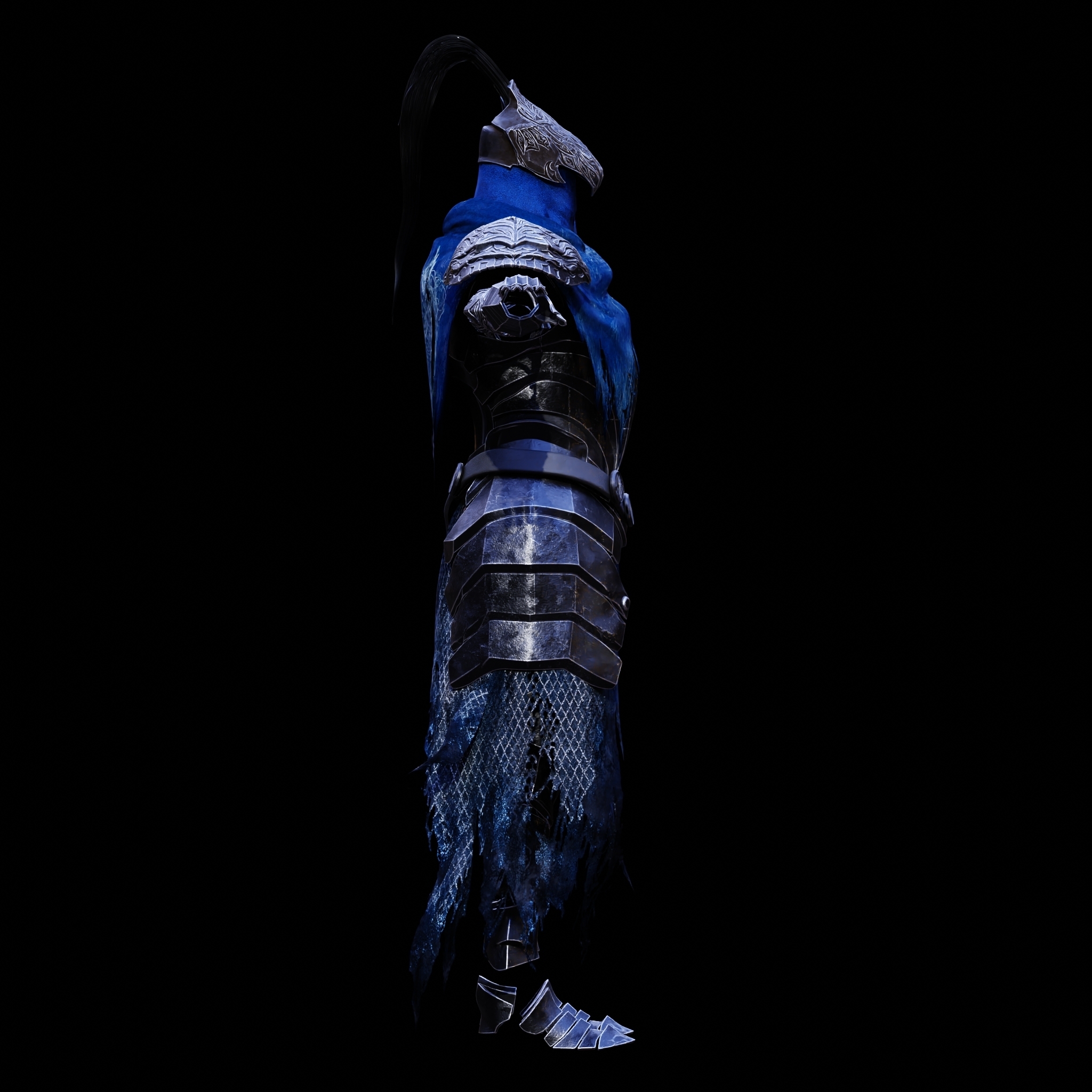 ULTIMATE ARTORIAS FULL PLATE ARMOR COSPLAY LIFESIZE – HELMETS, SWORD & SHIELD FAN ART STL — miniatura 61