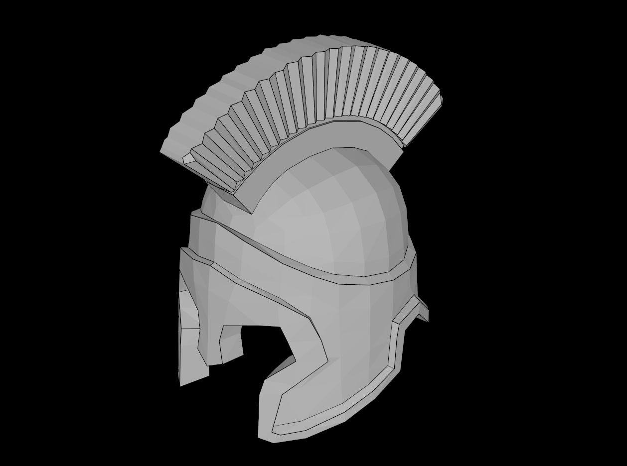 Lego Compatible (90392.dat) Minifig Headgear Helmet Spartan Warrior