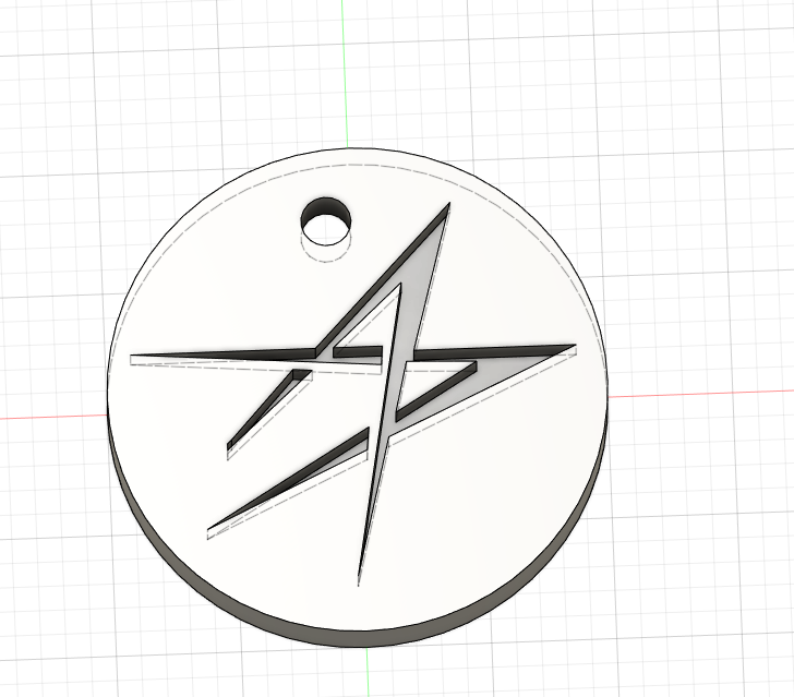 lockheed martin keychain — miniatura 2