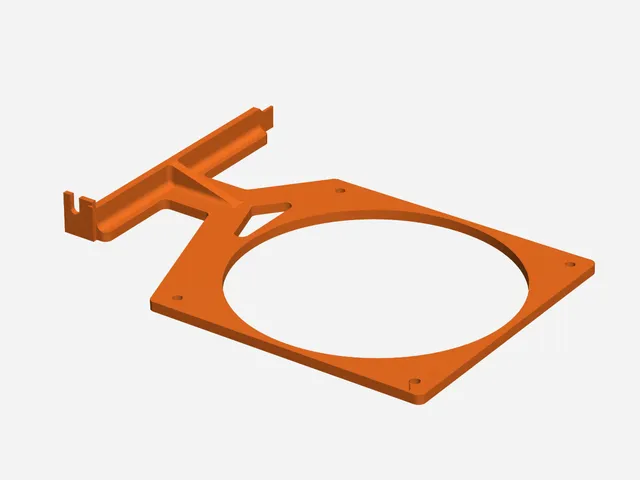 120 mm Fan Bracket on a PCIe Slot Cover (GPU Backplate Cooling)