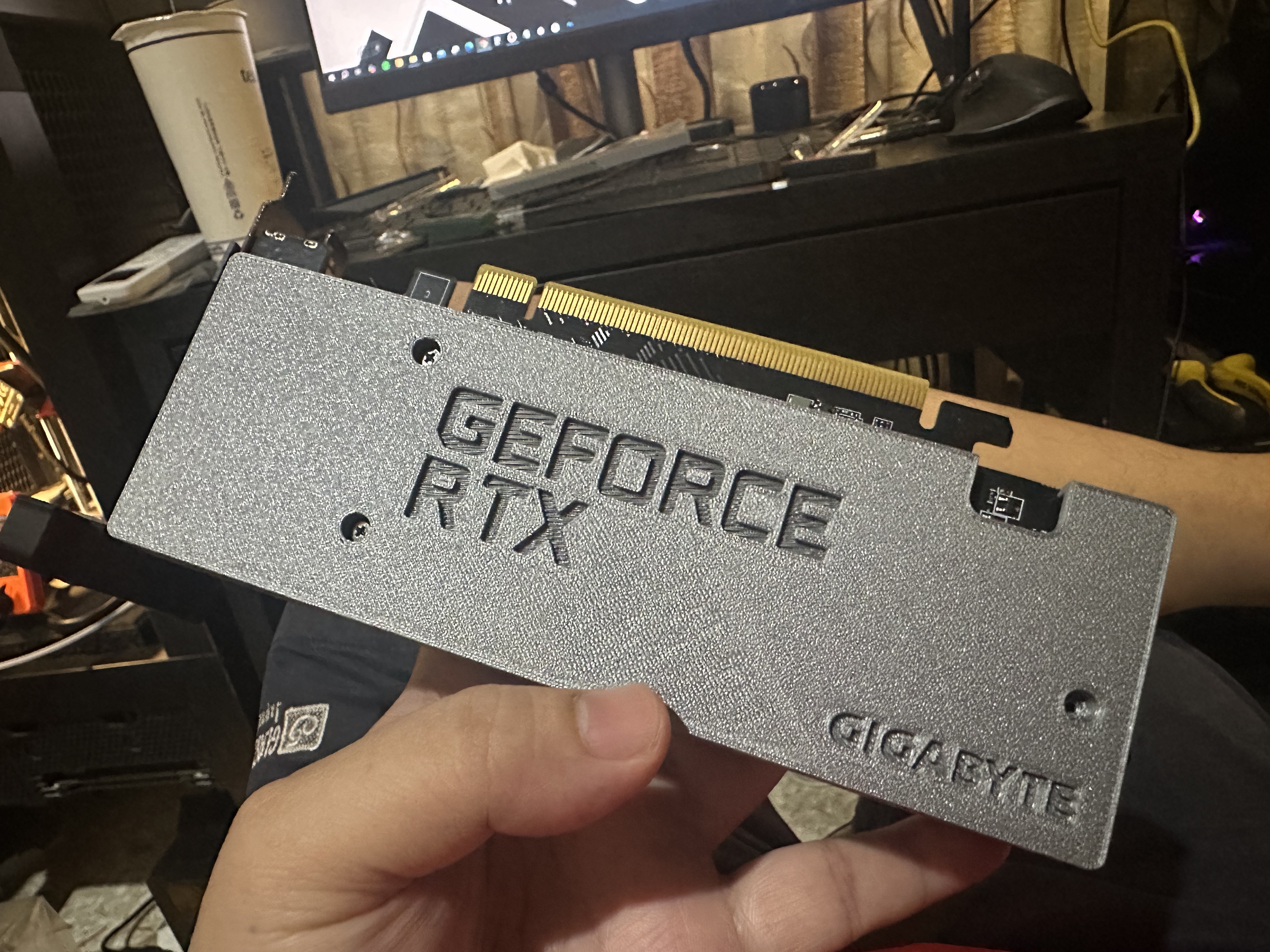 GIGABYTE RTX 3050 Low Profile GPU Backplate