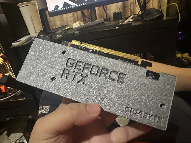 GIGABYTE RTX 3050 Low Profile GPU Backplate