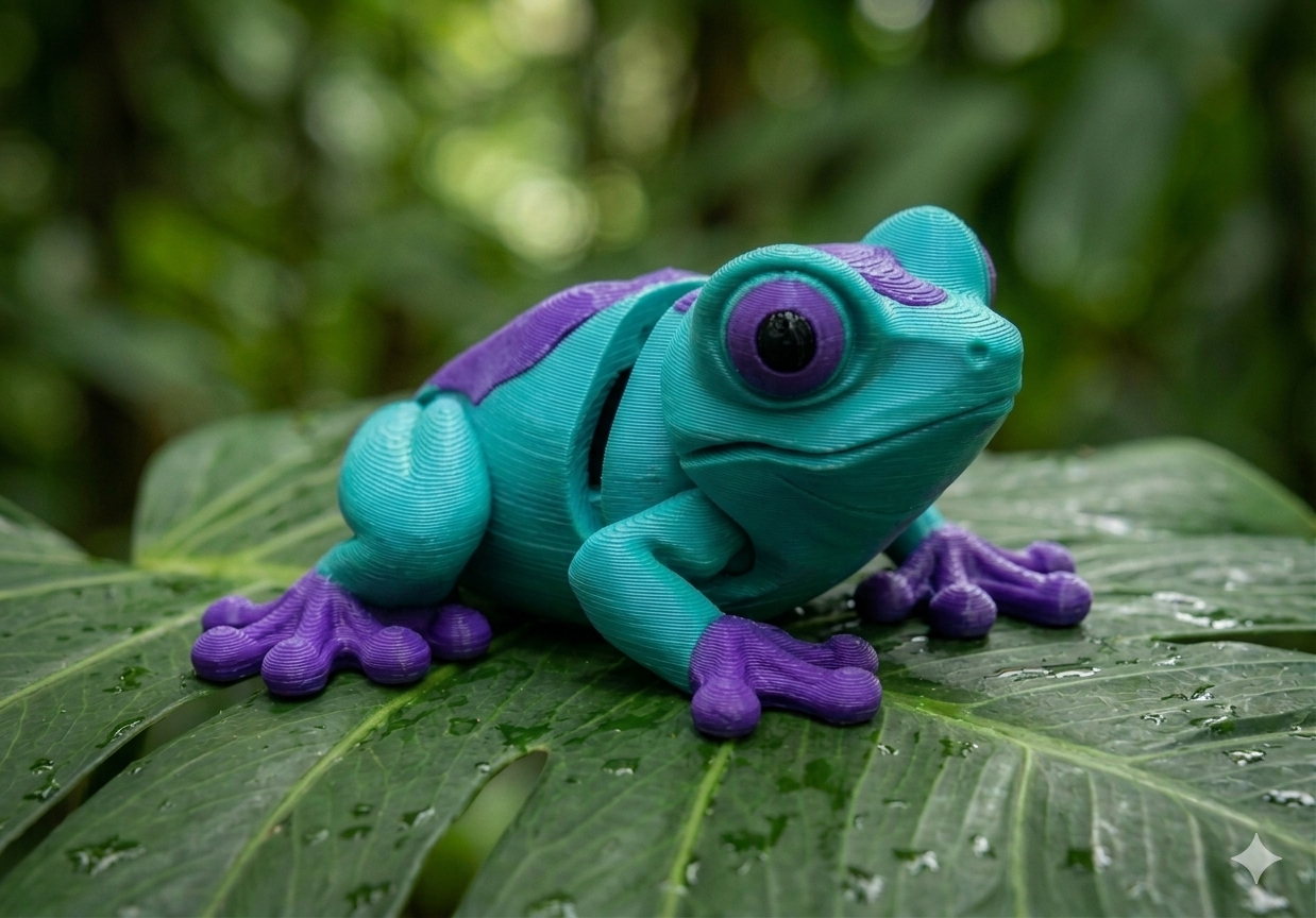 Miniatura 3 do modelo 3D Articulated Frog