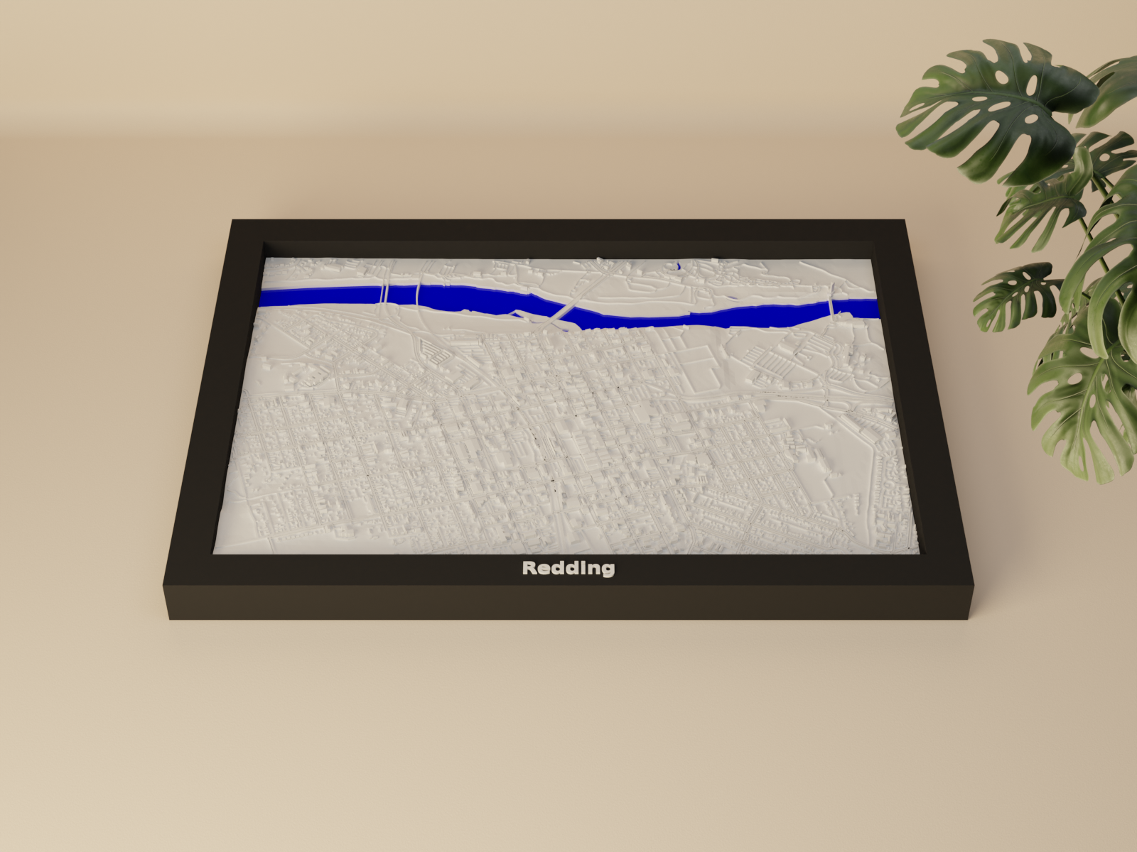 Redding, United States - 3D Miniature