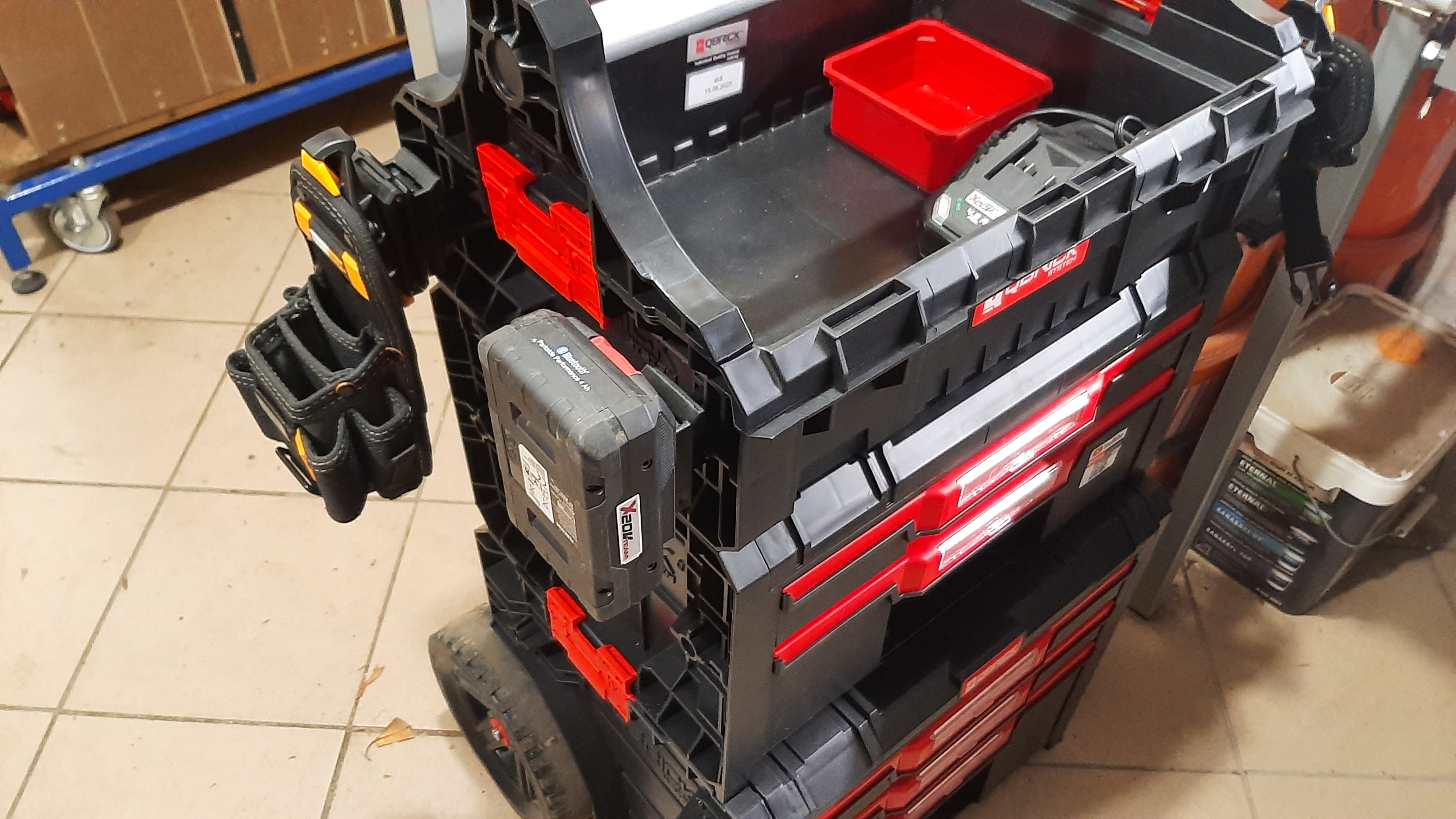 Parkside/Qbrick battery holder