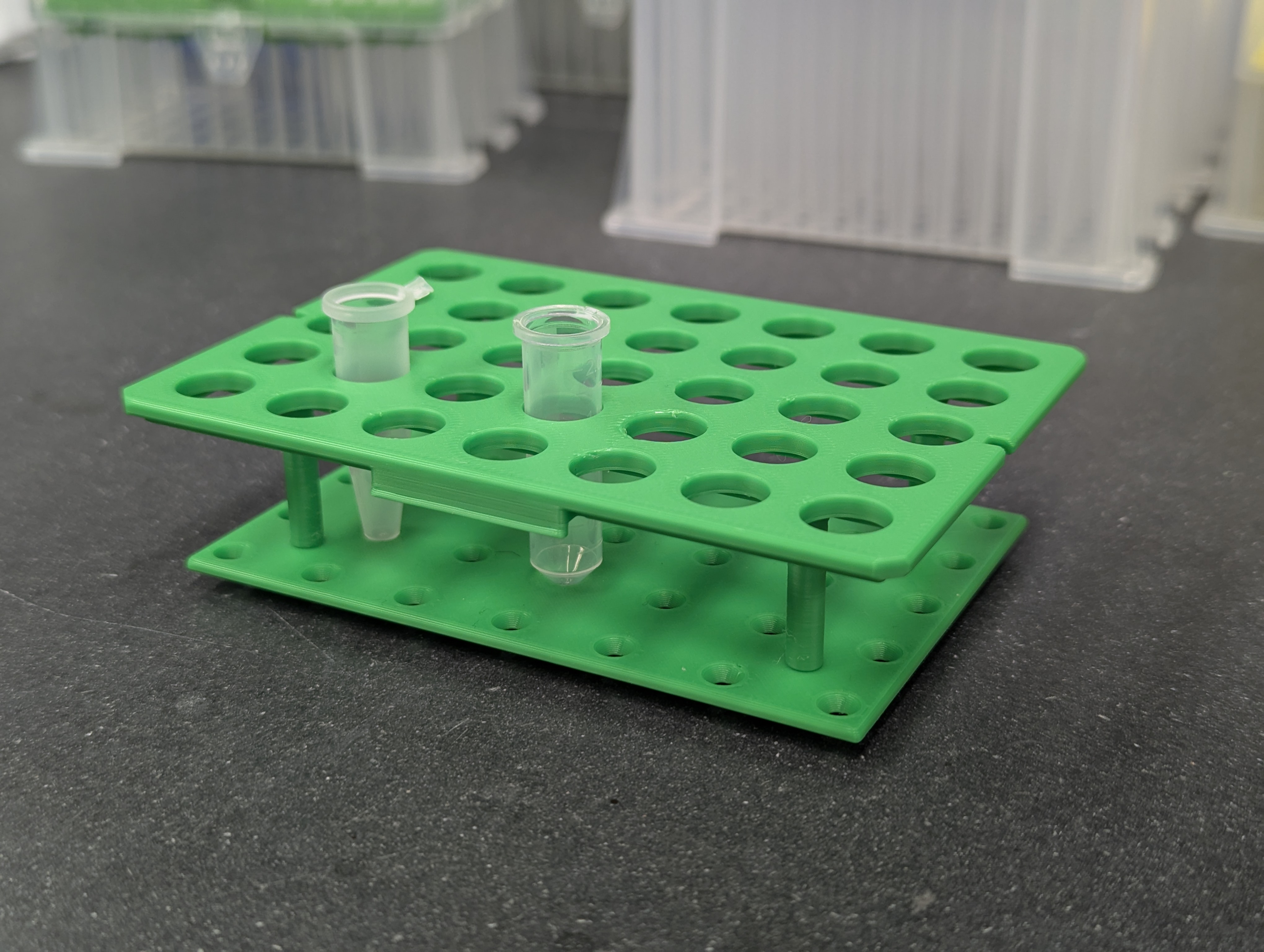 OpenBenchTop - stackable ep tube rack - compatible with epTIPS box — miniatura 2