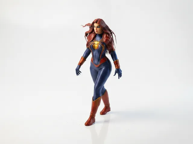 Spiderwoman Figurine Marvel 3D Printable