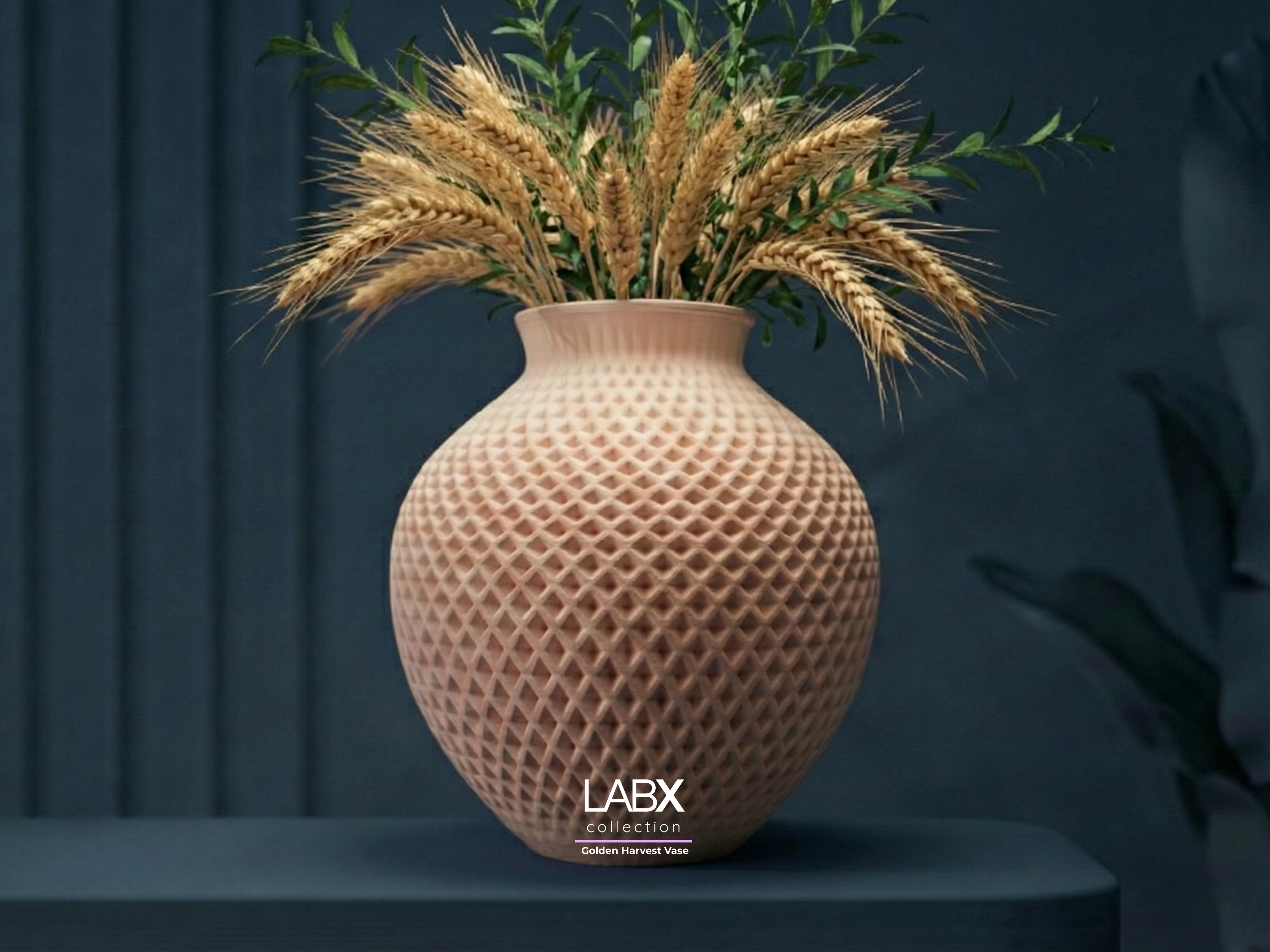 Golden Harvest Vase 3D model by 3D Paint Lab